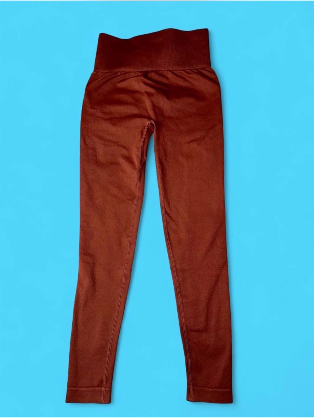 NWOT Rich & Rotten brown leggings with scrunch butt. Size small.